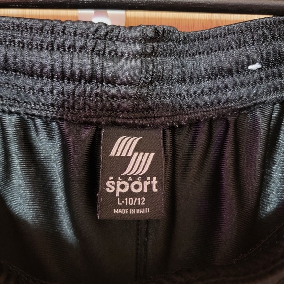 Children's Place Black Sport Basketball Shorts - Picture 3 of 3